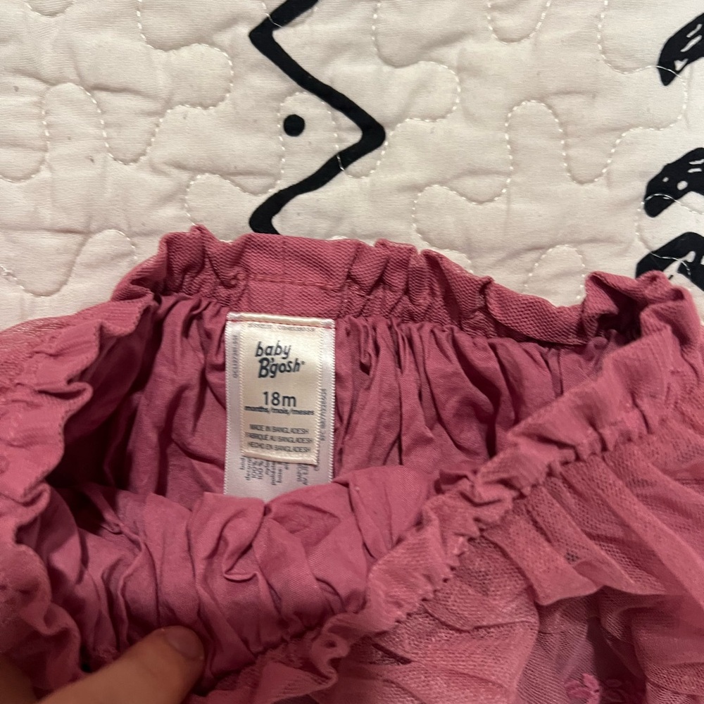 Baby B'gosh Pink Ruffled Top